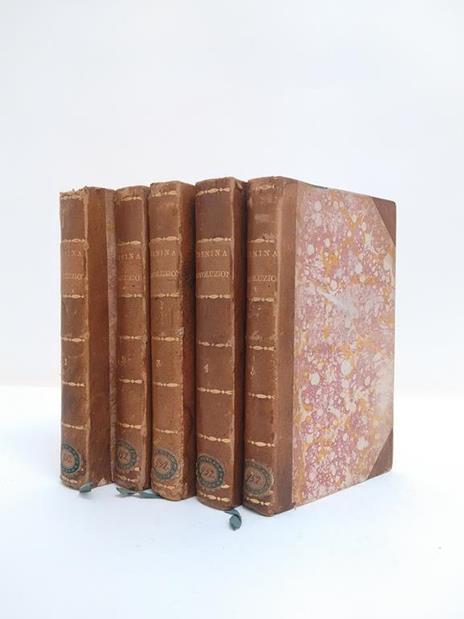 Delle rivoluzioni d'Italia libri ventiquattro di Carlo Denina. Editio Quarta Veneta - Carlo Denina - copertina