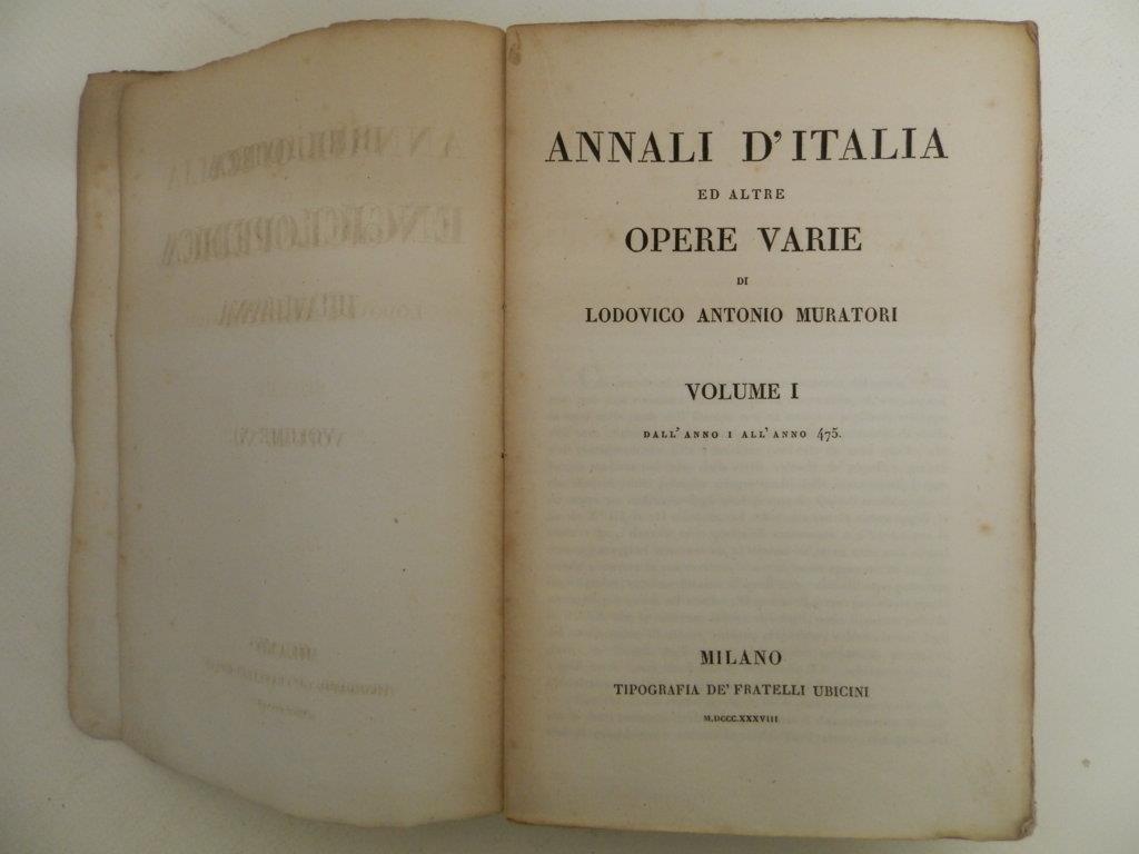 Annali d’Italia ed altre opere varie