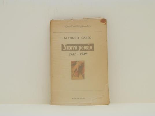 Nuove poesie. 1941-1949 - Alfonso Gatto - copertina