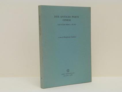 Due antichi poeti cinesi - Tu Fu - copertina