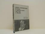 Artisti contemporanei in Italia e mostre d'arte 1973 - 1974 a Milano