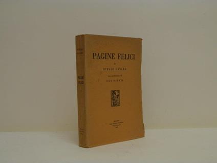 Pagine felici - Otello Cavara - copertina