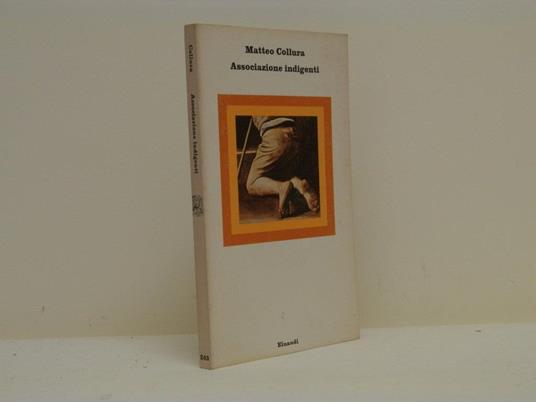 Associazione indigenti - Matteo Collura - copertina