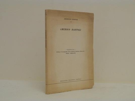 Amerigo Bartoli - Ardengo Soffici - copertina