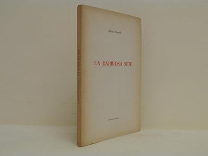 La rabbiosa sete - Mario Corsale - copertina