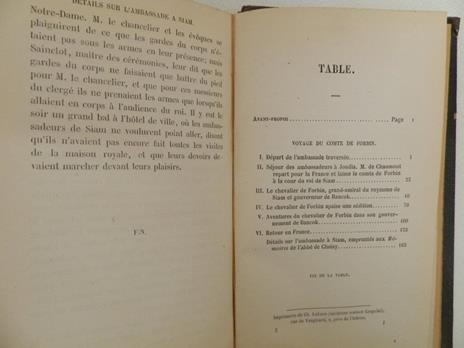Voyage du comte de Forbin a Siam. Suivi de quelques détails extraits des mémoires de l'Abbé de Choisy (1685-1688) - 2