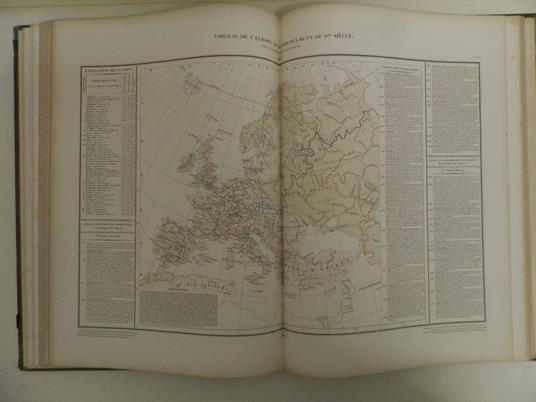 Atlas physique, politique & historique de l'Europe, formé de 30 cartes composant les 3e, 4e, 5e, 6e et 7e livraisons des Essais de géographie methodique & comparative, ou du Nouveau cours de géographie générale, par Mme. Ate. Denaix (...) gravé par R - Maxime Auguste Denaix - 4
