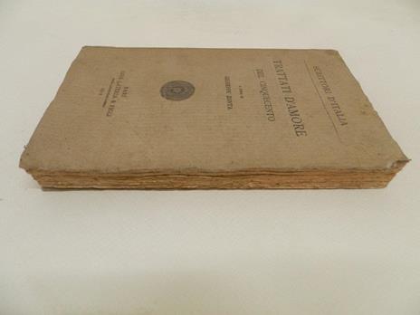 Trattati d'amore del Cinquecento - Giuseppe Zonta - 2