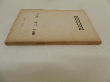 Idea della lirica - Luciano Anceschi - 3