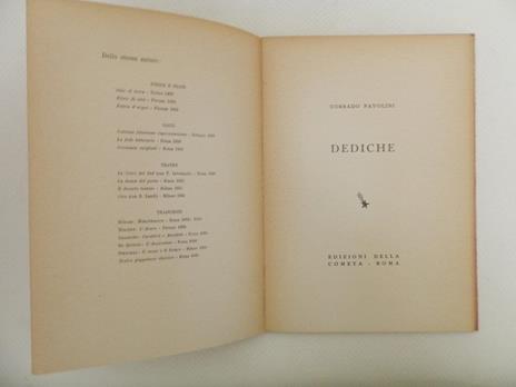 Dediche - Corrado Pavolini - 2