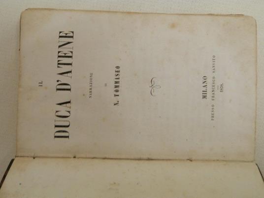 Il Duca d'Atene - Niccolò Tommaseo - 2