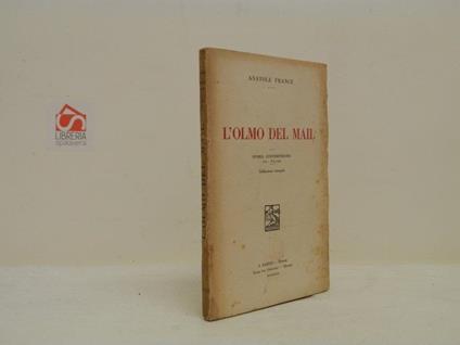 L' olmo del mail - Anatole France - copertina