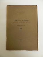 Lauree in medicina di studenti israeliti a Perugia nel secolo XVI