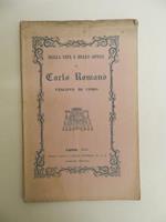 Della vita e delle opere di Carlo Romanò vescovo di Como, Commendatore dell'I.R. Ordine di Leopoldo. Discorso di Giuseppe Rota