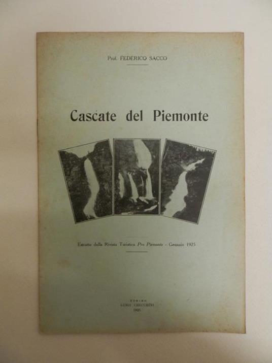Cascate del Piemonte - Federico Sacco - copertina