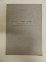 I cataloghi stellari attraverso le tappe più importanti della loro evoluzione