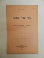 La politica nella storia. Studio di documenti lucchesi del secolo XVII