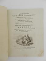 An medicus sanis etiam necessarius? Dissertatio inauguralis quam cum thesibus tueri conabitur in alma Schola Medica Taurinensis Academiae anno 1811. die 12. mensis sextilis hora 5. cum dimidio pomeridiana Camillus Angelus Casimirus Manzone a Fraxinet di