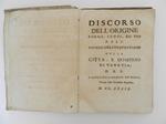 Discorso dell'origine forma, leggi ed uso dell'ufficio dell'inquisitione nella città, e dominio di Venetia. Del P. Paolo dell'ordine dèservi, Teologo della Serenissima Republica