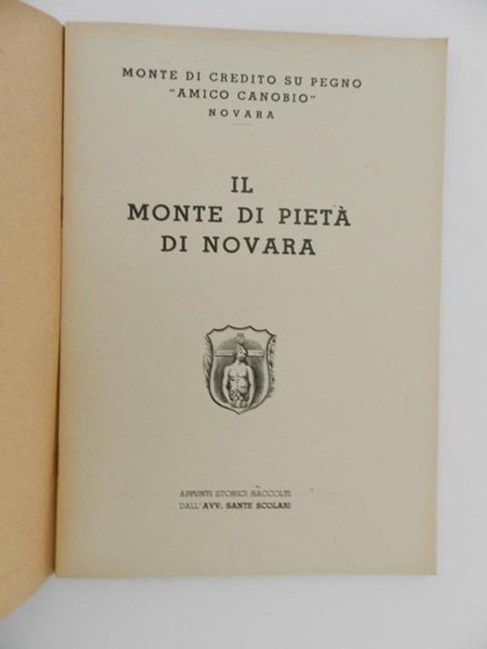 Il Monte di Pietà di Novara - Sante Scolari - 2