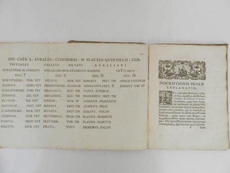 Marmora Albana sive In duas inscriptiones gladiatorias collegii Silvani Aureliani inter rudera urbis Romae nuper repertas conjecturae auctore Rodulphino Venuto Cortonensi - Ridolfino Venuti - 3