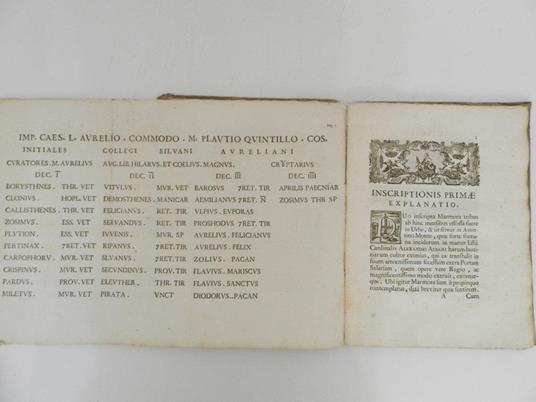 Marmora Albana sive In duas inscriptiones gladiatorias collegii Silvani Aureliani inter rudera urbis Romae nuper repertas conjecturae auctore Rodulphino Venuto Cortonensi - Ridolfino Venuti - 3