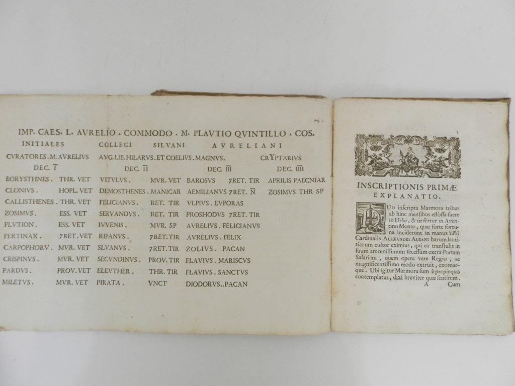 Marmora Albana sive In duas inscriptiones gladiatorias collegii Silvani Aureliani inter rudera urbis Romae nuper repertas conjecturae auctore Rodulphino Venuto Cortonensi