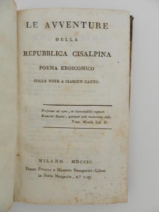 Le avventure della repubblica cisalpina - Pietro Bossi - 2