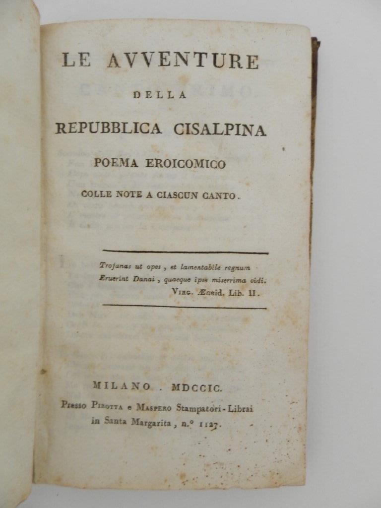 Le avventure della repubblica cisalpina