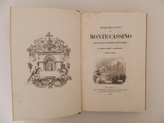 Storia della badia di Monte-Cassino divisa in libri nove, ed illustrata di note e documenti - Luigi Tosti - 2