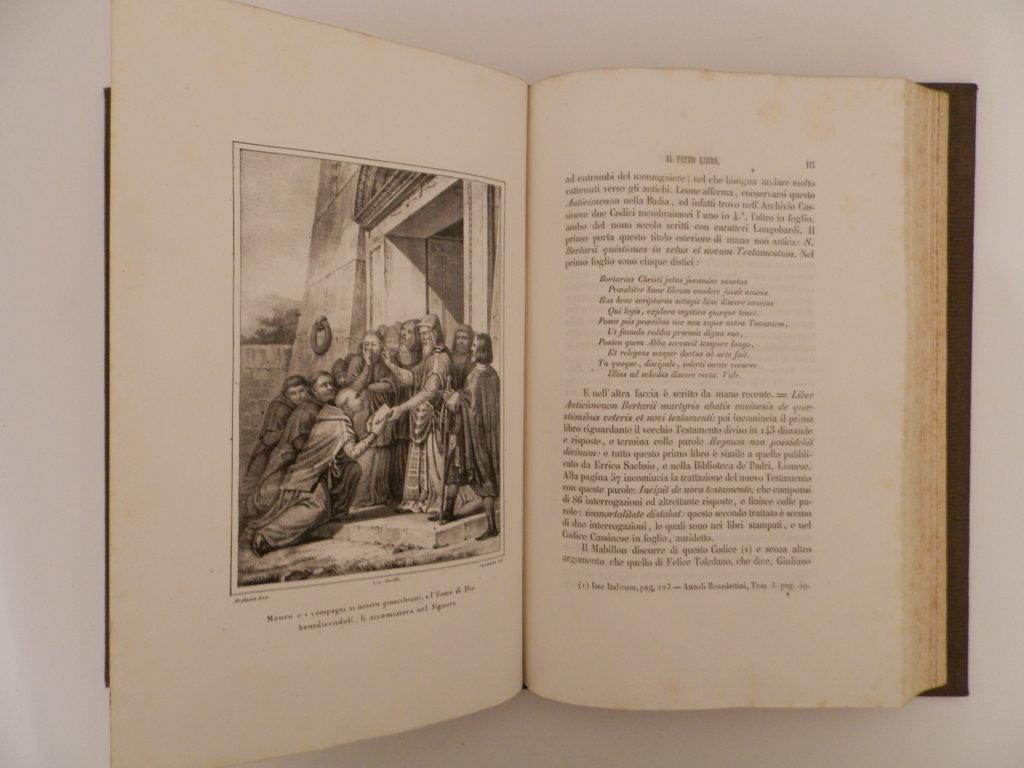 Storia della badia di Monte-Cassino divisa in libri nove, ed illustrata di note e documenti
