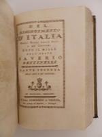 Del risorgimento d'Italia negli studj nelle arti e nè costumi dopo il mille dell'abate Saverio Bettinelli