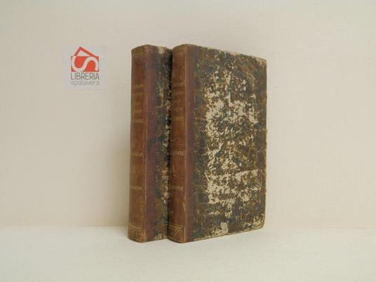 Compendio della storia milanese considerata da G. B. De Cristoforis per uso dei giovani. I: Parte antica 1800 del M-568 dell'E. V. II: Parte moderna: 568-1796 - copertina
