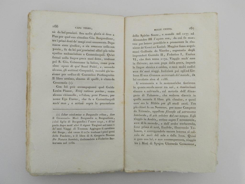 Del Risorgimento d'Italia negli studi, nelle arti e nei costumi dopo il Mille dell'abate Saverio Bettinelli. Parte prima: Degli studi. Parte seconda: Delle arti e de' costumi