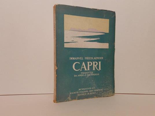 Capri - Immanuel Friedlaender - copertina