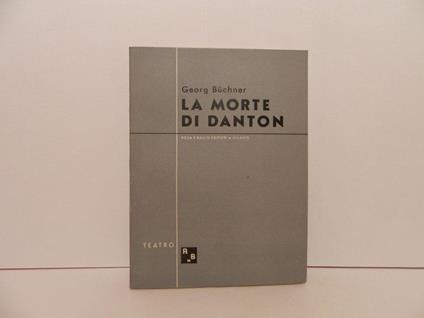 La morte di Danton - Georg Buchner - copertina