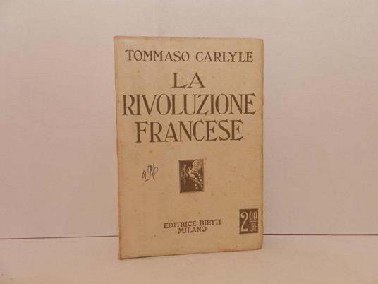 La rivoluzione francese - Thomas Carlyle - copertina