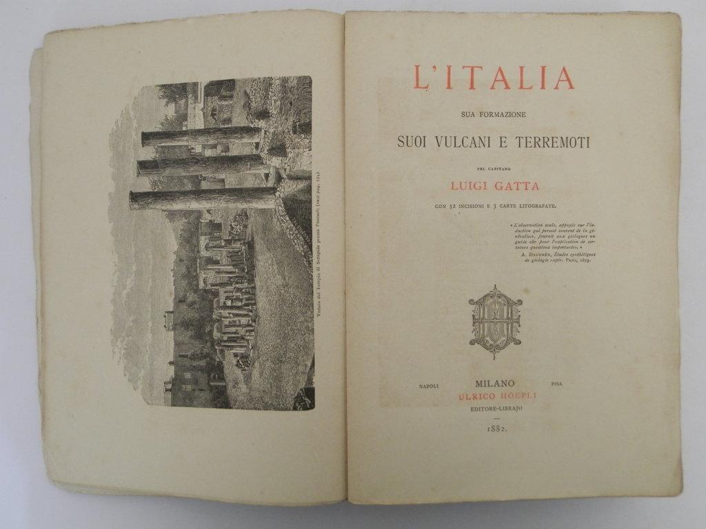 L' Italia sua formazione suoi vulcani e terremoti