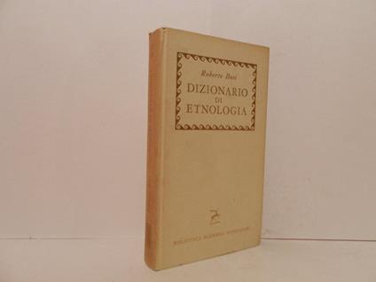 Dizionario di etnologia - Roberto Bosi - copertina