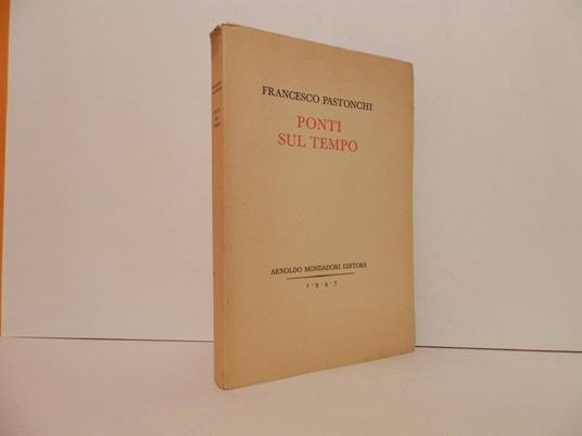 Ponti sul tempo - Francesco Pastonchi - copertina