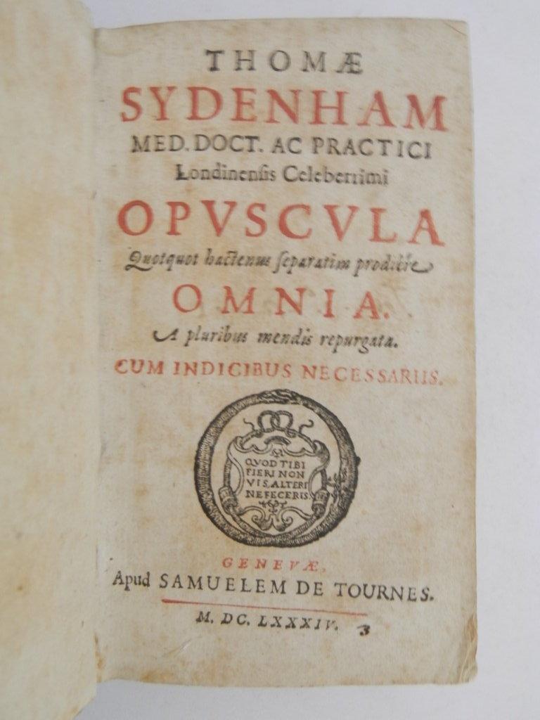 Opuscula quotquot hactenus separatim prodiere omnia. A pluribus mendis repurgata. Cum indicibus necessariis