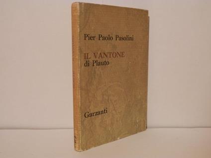 Il vantone - T. Maccio Plauto - copertina