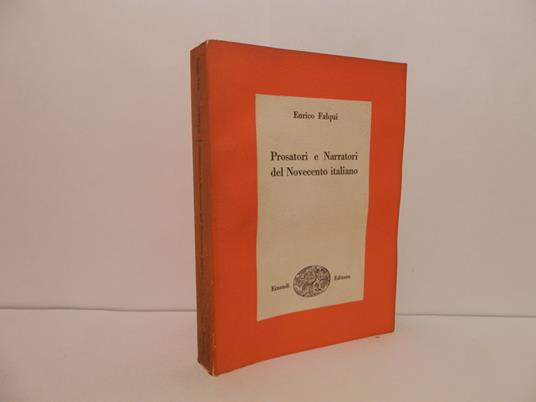Prosatori e narratori del Novecento italiano - Enrico Falqui - copertina