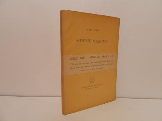 Minime massime - Nelo Risi - copertina