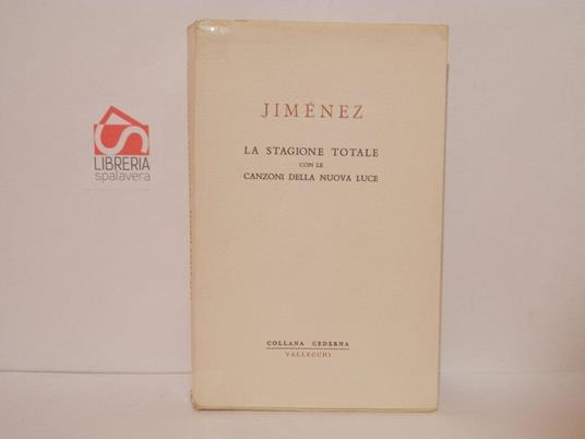 La stagione totale - Juan Ramon - copertina