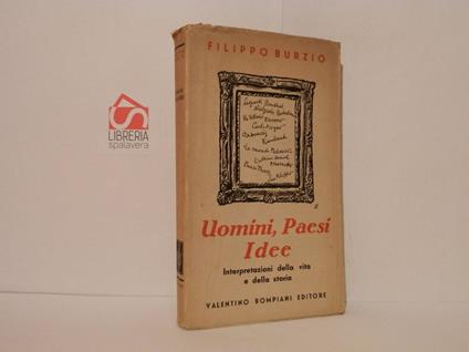 Uomini, paesi, idee : (ritratti tomo 3.) - Filippo Burzio - copertina
