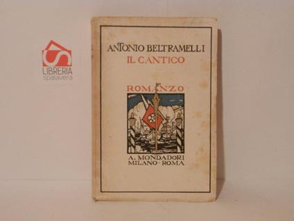 Il cantico - Antonio Beltramelli - copertina