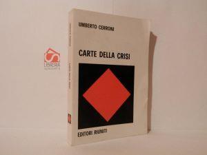 Carte della crisi. Taccuino politico-filosofico - Umberto Cerroni - copertina