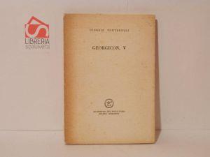Georgicon V - Giorgio Fontanelli - copertina