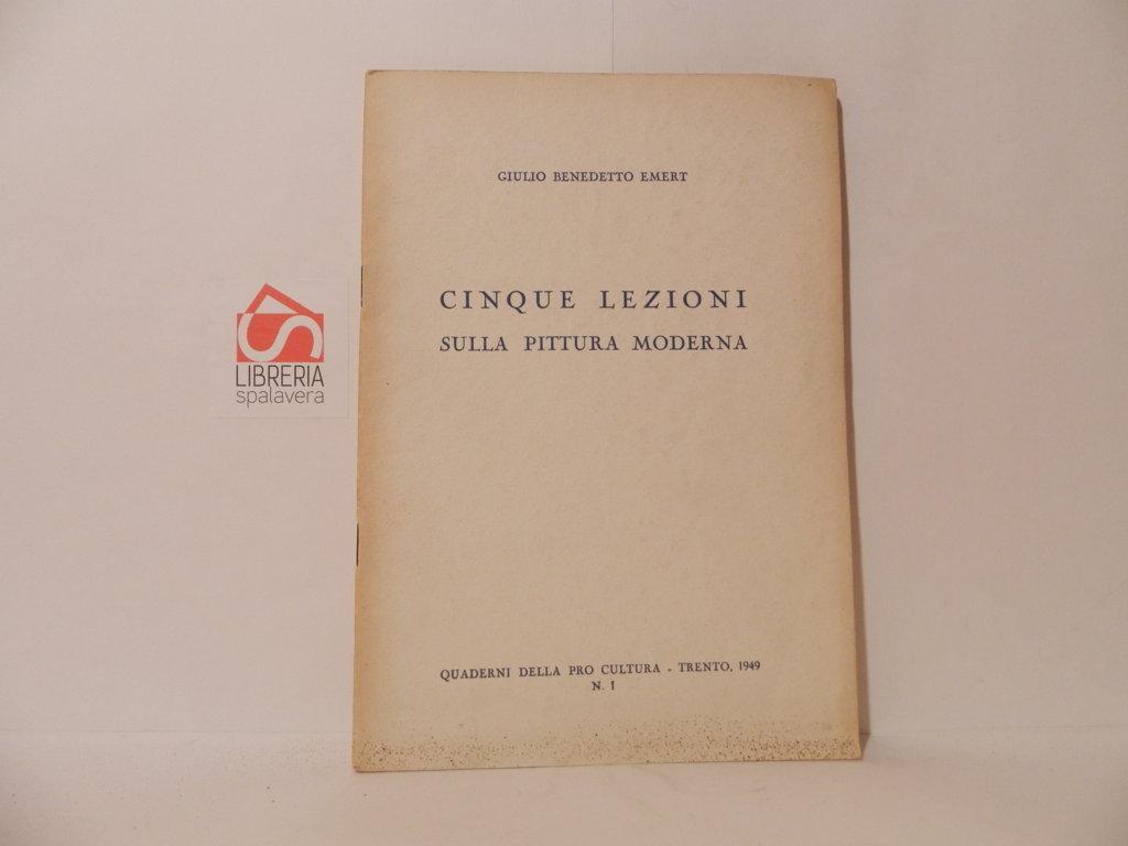 Cinque lezioni sulla pittura moderna